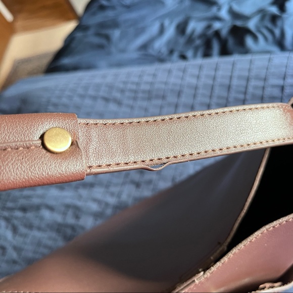 Sole Society Large Brown Tote Bag - Picture 8 of 12